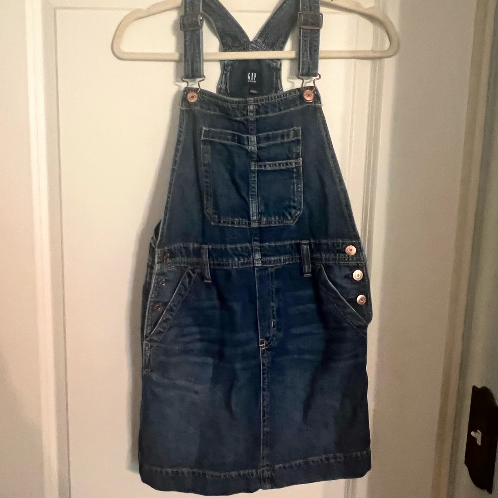 NWT GAP Girls Denim Jumper size 10